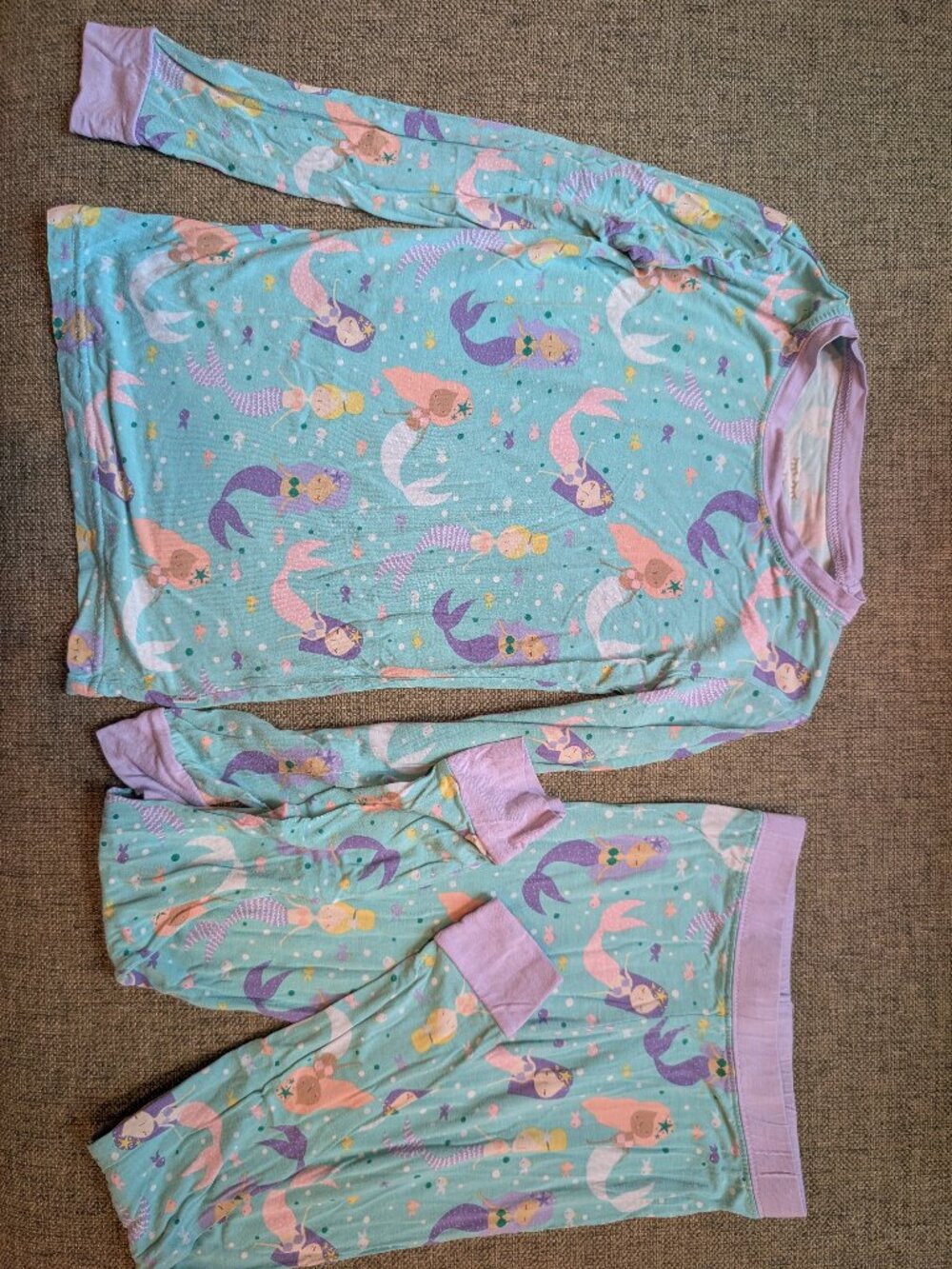 4T Little Sleepies Mermaid Pajamas